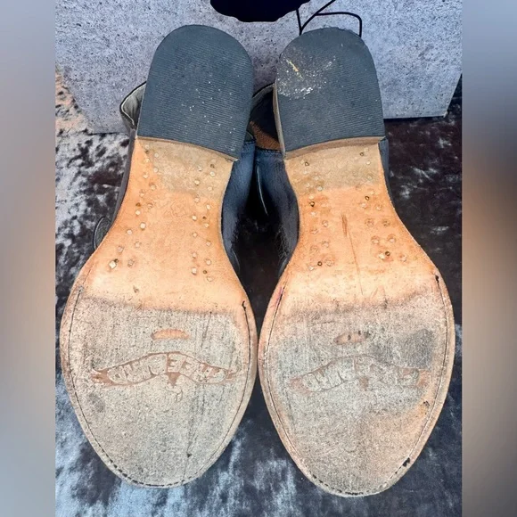 FREEBIRD Quail Black Multi Distressed Strappy Sandals Size 9 - Picture 12 of 14